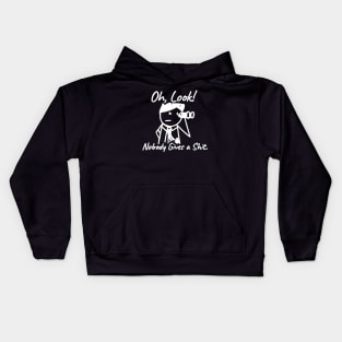 oh look, nobody give a shit! Kids Hoodie